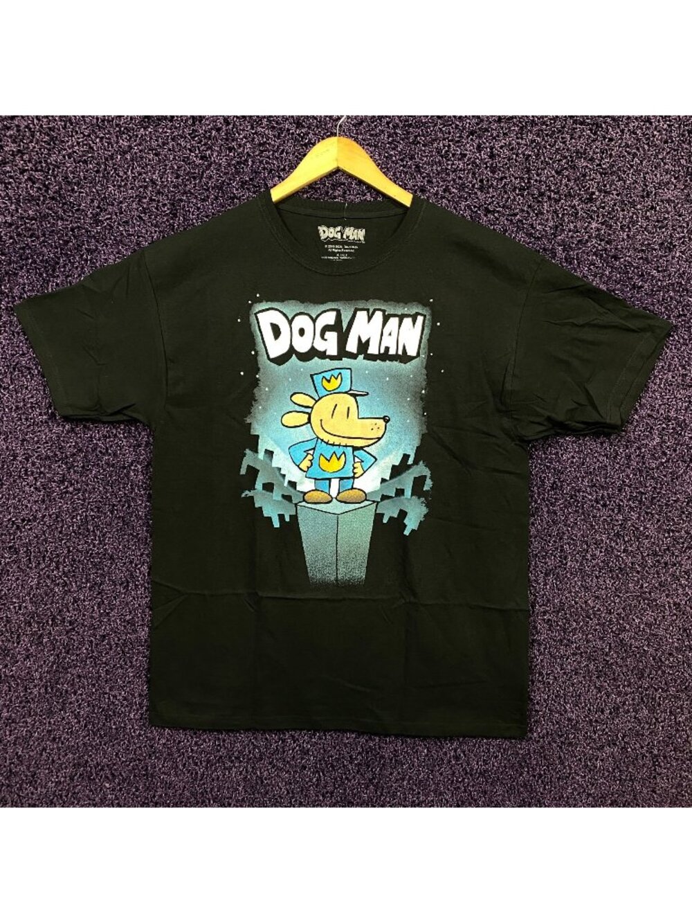 Dog Man Cover Art Dav Pilkey Graphic Novel Series T-Shirt XL